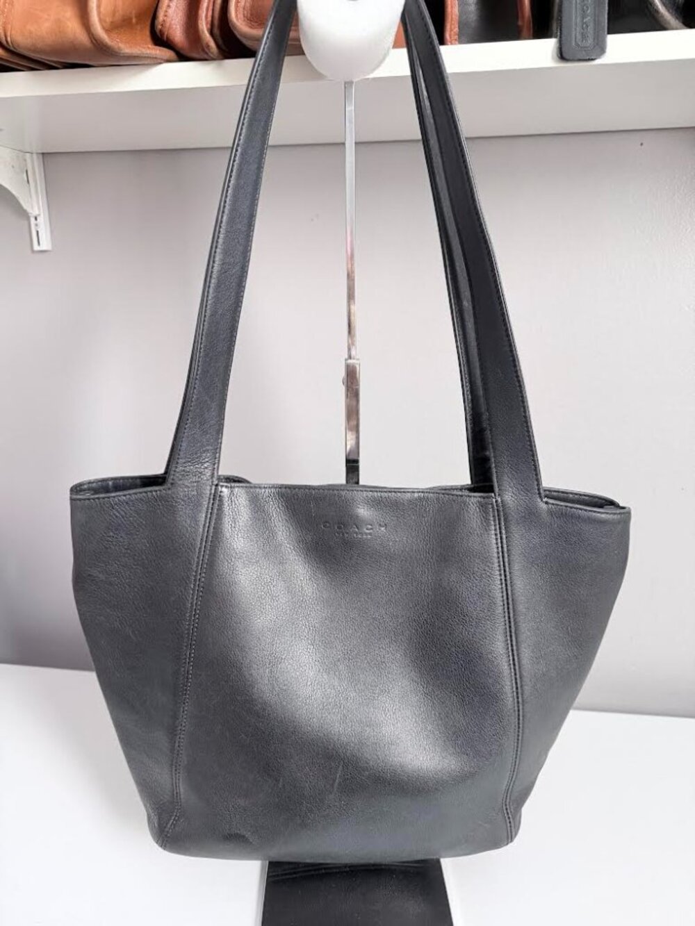 Coach Vintage Lexington Bucket Tote Bag (Style No. 4181) Made In Italy